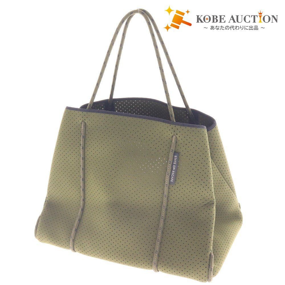 □ ステイトオブエスケープ トートバッグ 鞄 ハンドバッグ ネオプレン