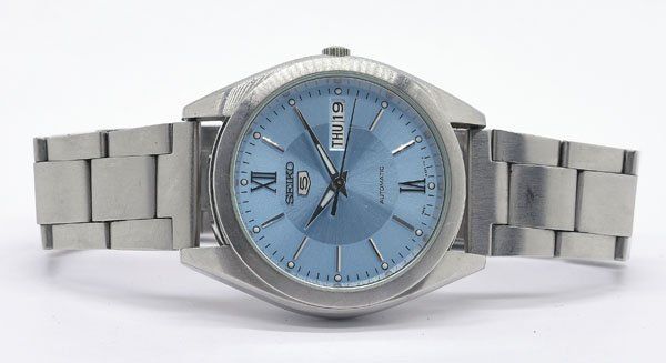 ☆SEIKO セイコー 5 ファイブ アイスブルー 7S26-0420 裏スケ