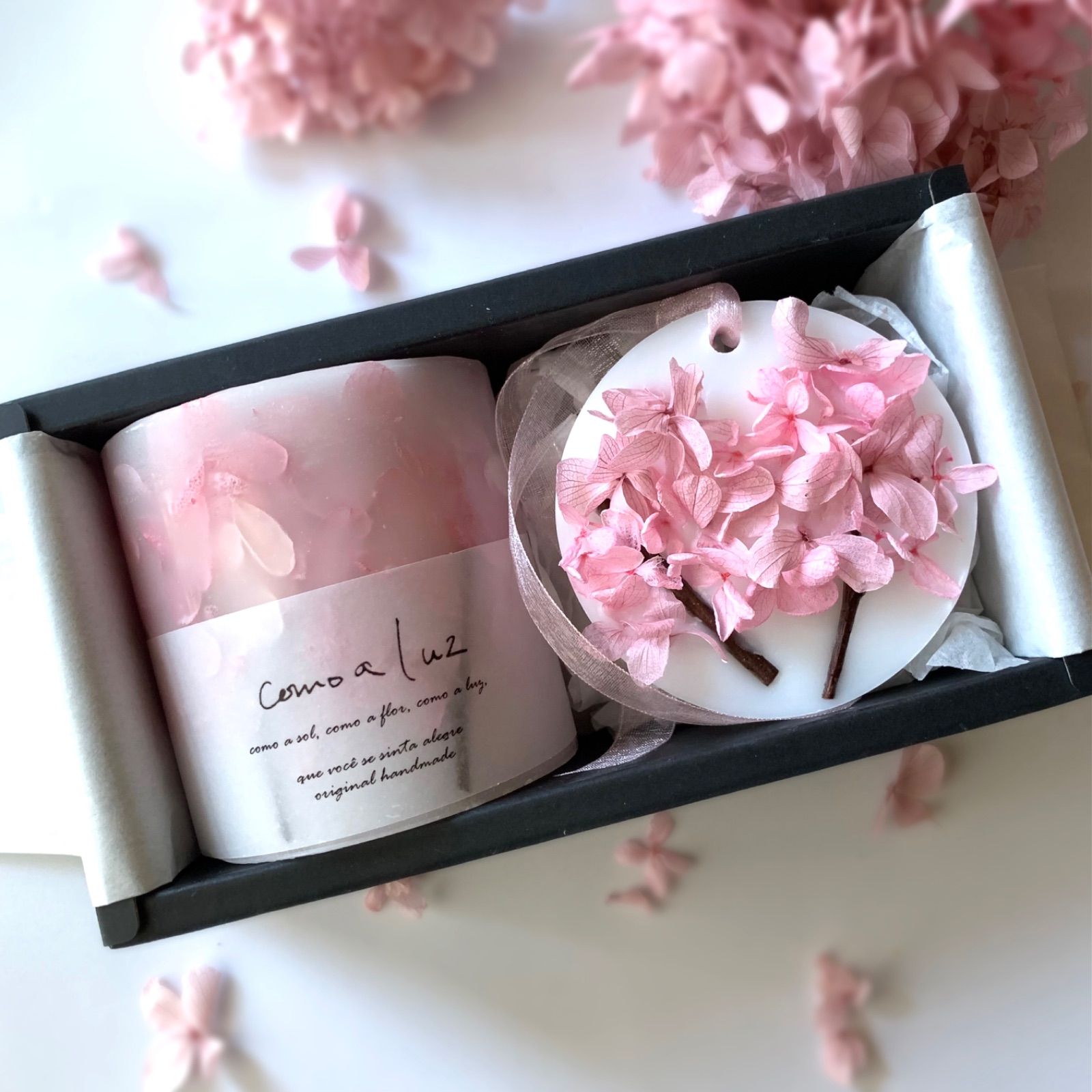 桜咲くランタンキャンドル&サシェセット - メルカリ