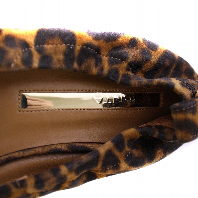 ブレンタ BRENTA leopard レオパードポインテッド パンプス