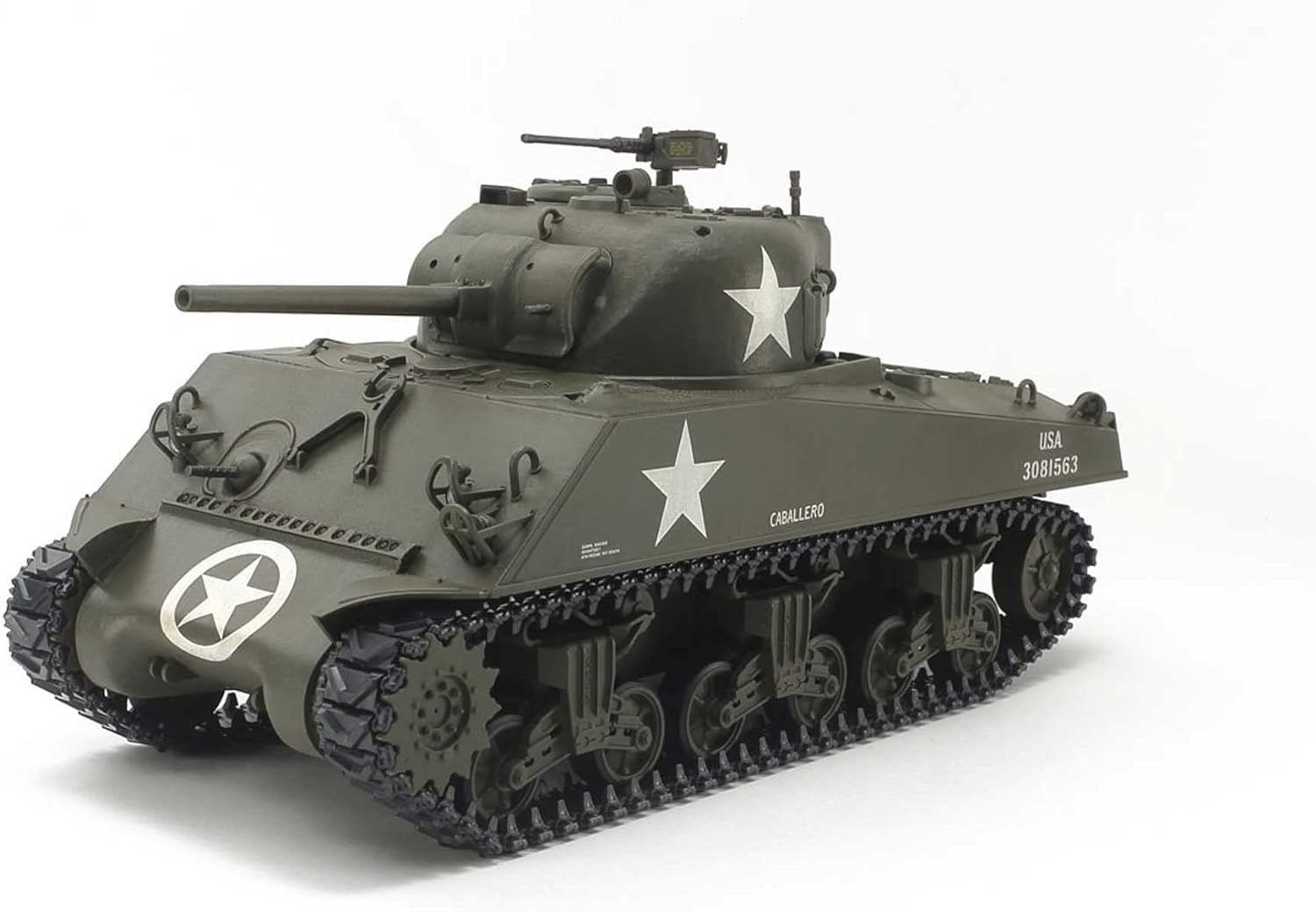 タミヤ(TAMIYA) 1/35 RCタンクシリーズ No.17 アメリカ M4A3シャーマン戦車 組立キット 専用プロポ付き 48217