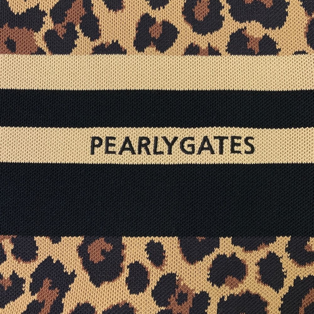 サイズ：4 PEARLY GATES パーリーゲイツ ニットセーター レオパード柄