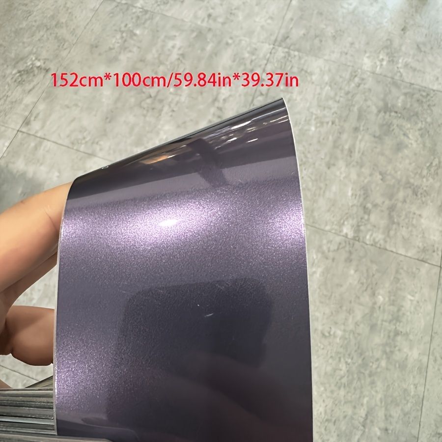 高品質ビニール車体 チェンジフィルム メタリックテクスチャー付きバイオレット色 全車両カスタマイズ用 モーターサイクル＆電動自転車DIYラップ 150cm×100cm