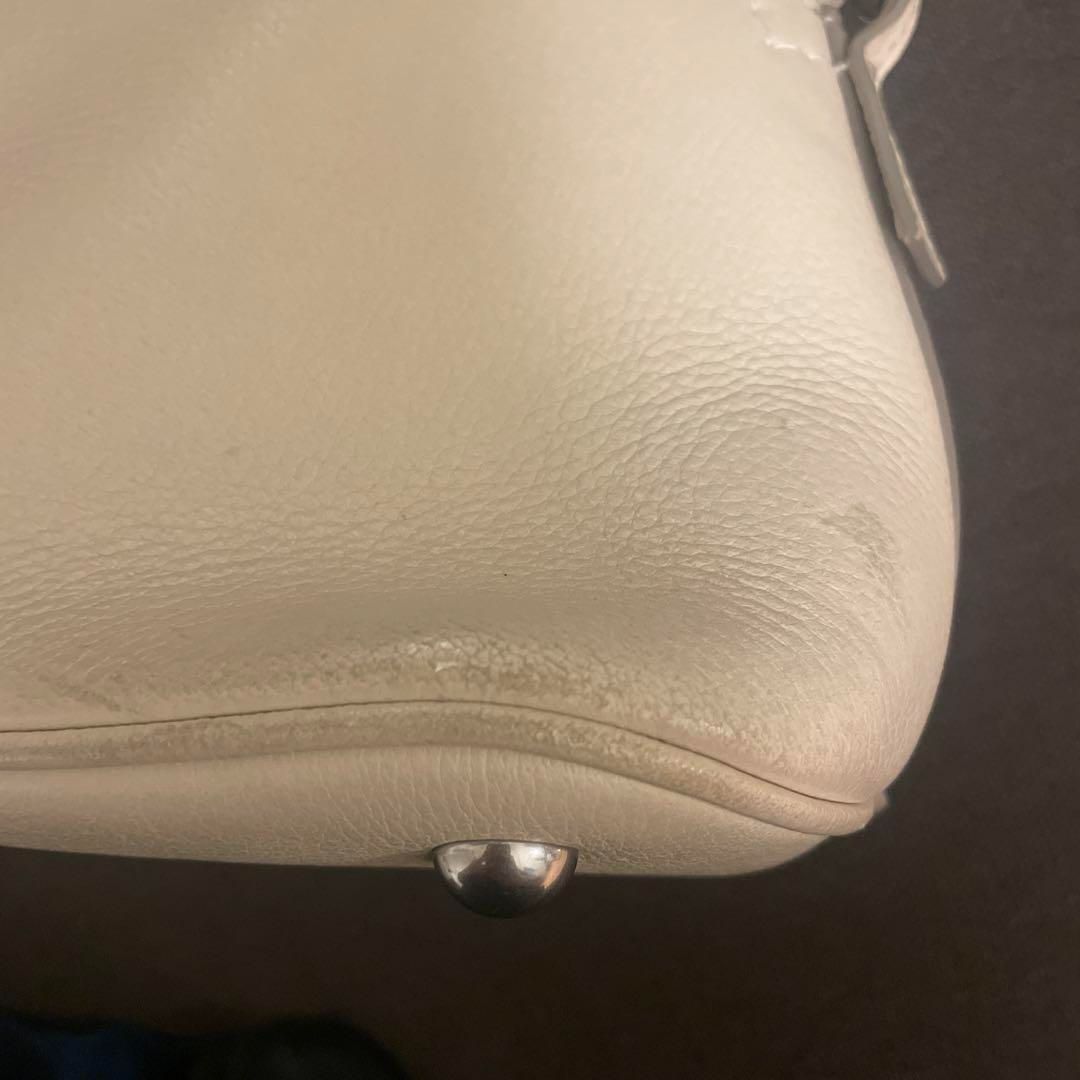 さくらん　メゾンマルジェラ　5AC ミニ　牛革　アイボリー さくらん様専用 メゾンマルジェラ 5AC ミニ 牛革 アイボリー