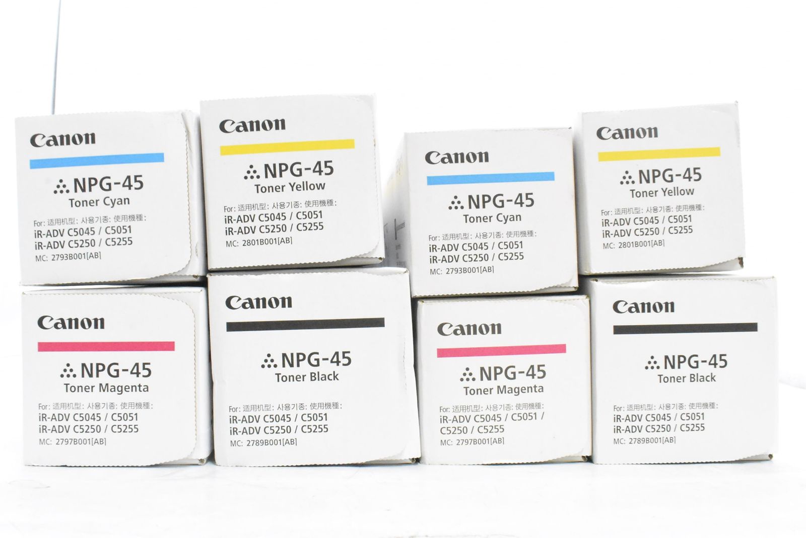 未使用 CANON 純正 トナー T07 4色（シアン・マゼンタ・イエロー・ブラック）  キャノン IT0M8DUSB8XG-YR-N31-byebye 未使用 CANON 純正 トナー T07 4色（シアン・マゼンタ・イエロー