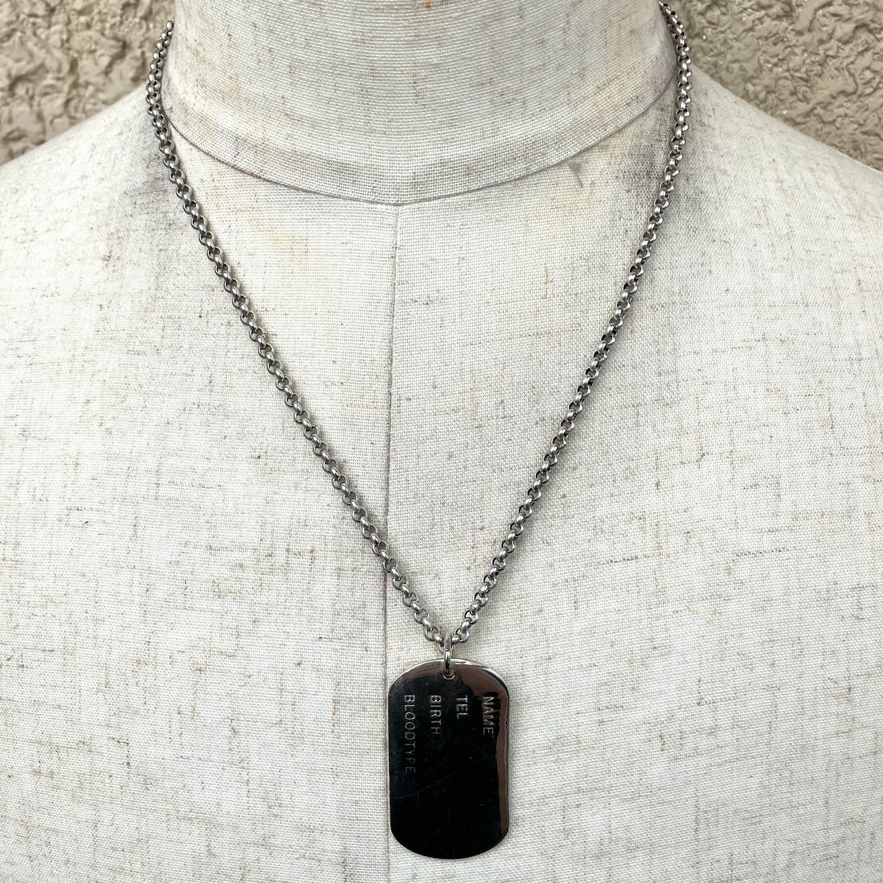 SILVER925 ESCARGOT CHAIN NECKLACE/シルバー
