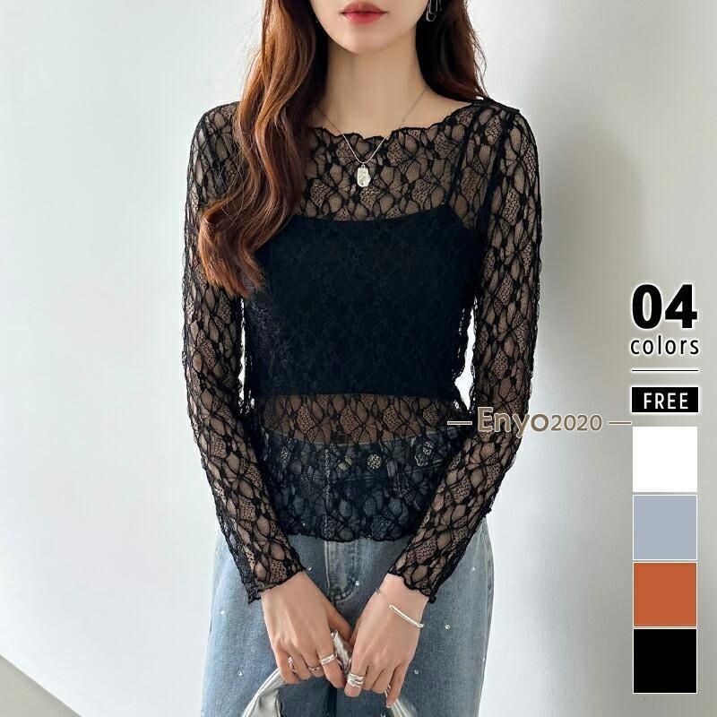 新品未使用　シアー レーストップス titivate tシャツ シアーレーストップス レディース : ZOZOTOWN