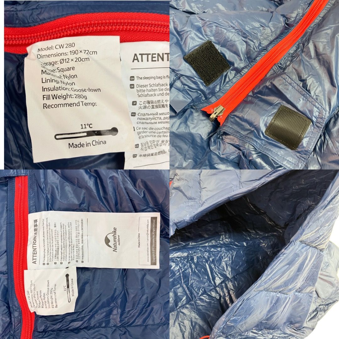 Naturehike CW280 ダウンシュラフ 寝袋 ネイチャーハイク アウトドア キャンプ用品 C10405425 OLIVEOS_COM_TR