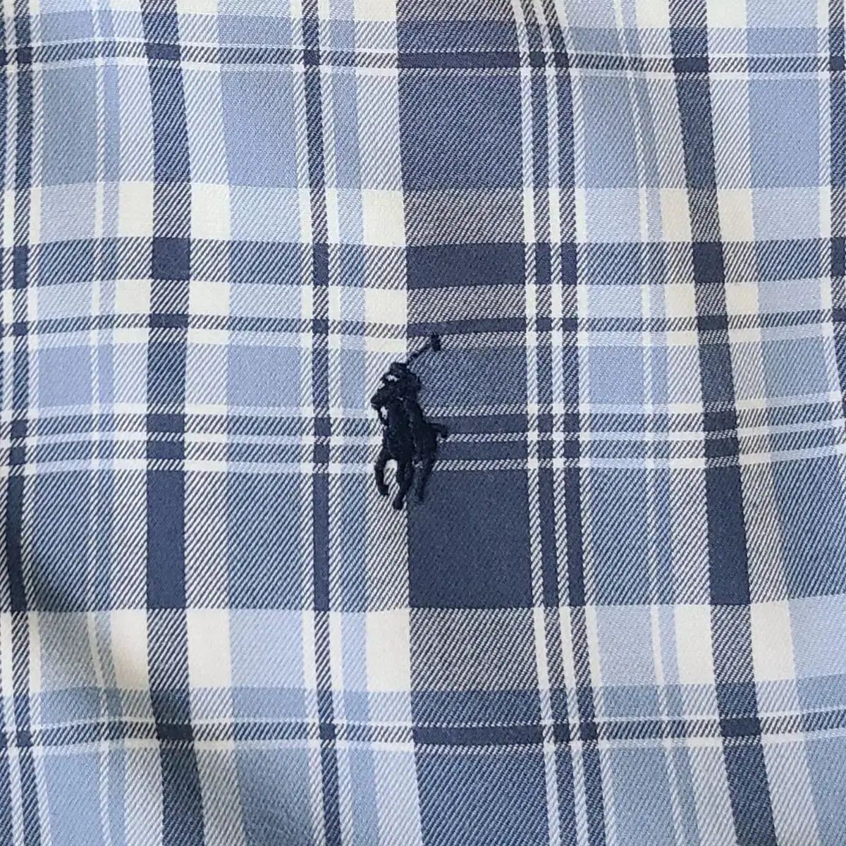 Polo Ralph Lauren ネイビー チェック ポロシャツ POLO 子供) ポロ Ralph Lauren(ラルフローレン) 青 チェック シャツ