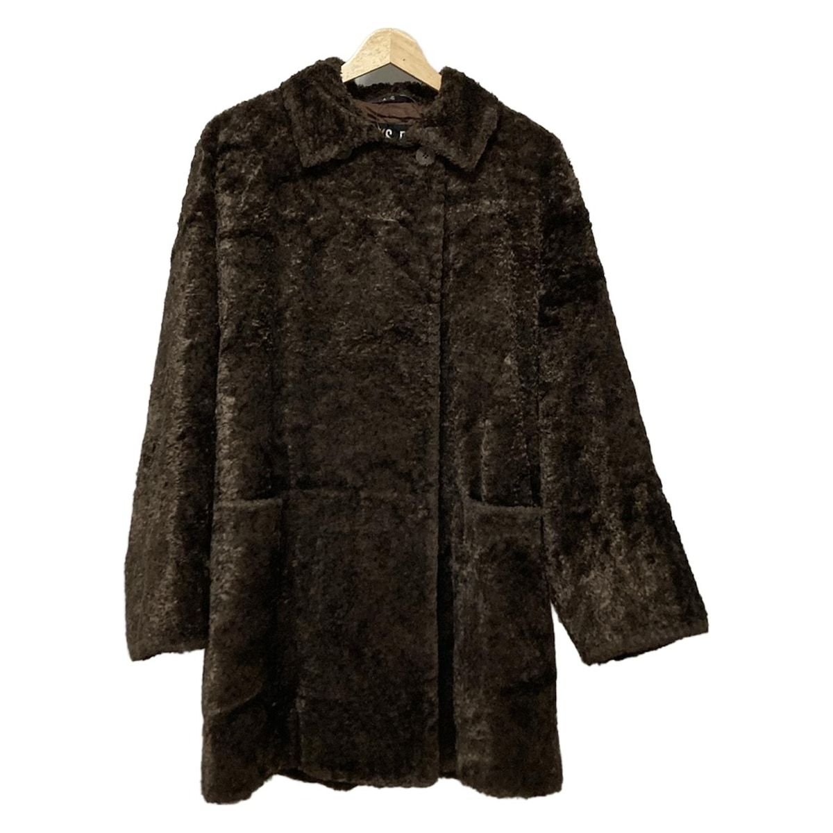 DAKS ダックス コート サイズM レディース - ダークブラウン 長袖 秋 冬