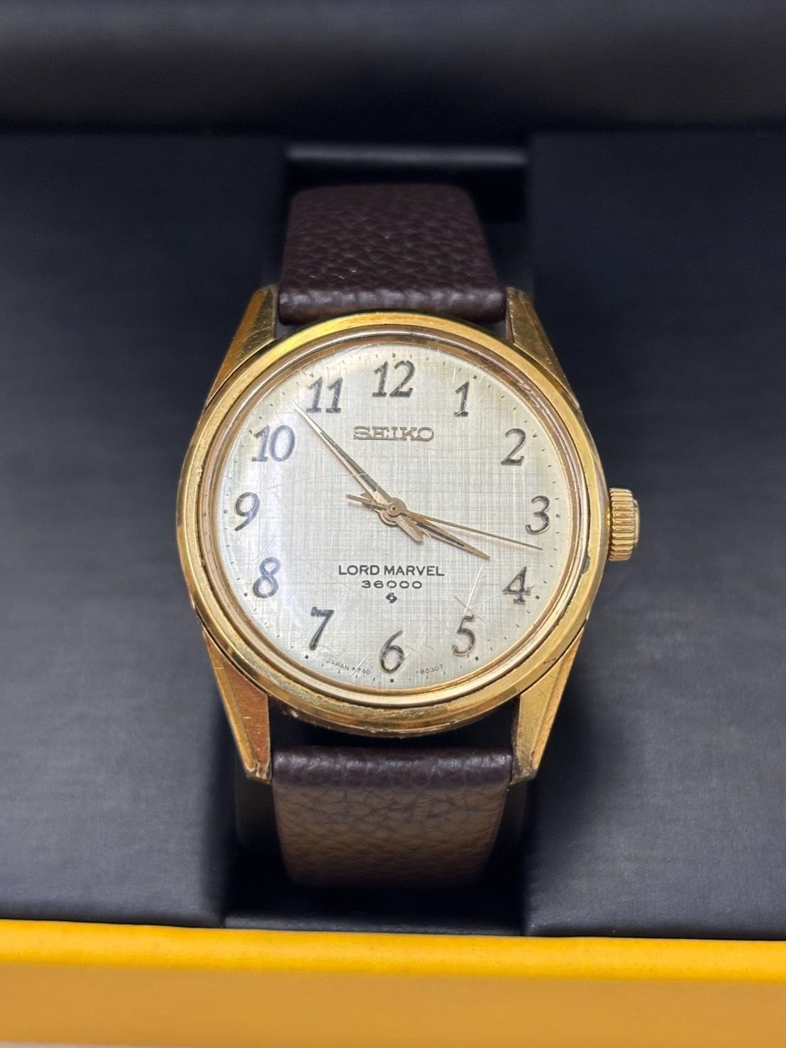 N【中古】SEIKO ロードマーベル 36000 絹目文字盤 1973年 - メルカリ