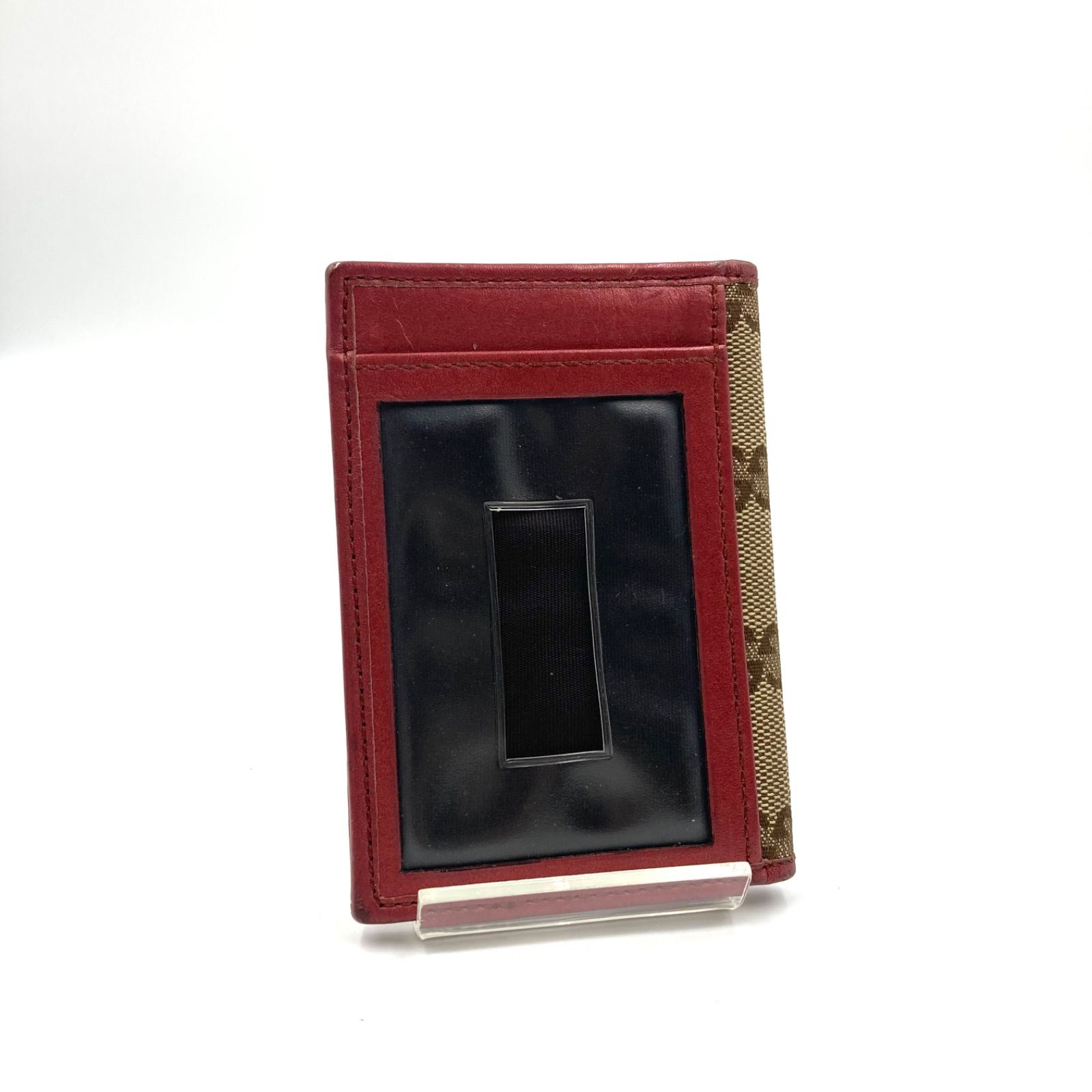 グッチＧＧ キャンバスレザー　カードケース 楽天市場】GUCCI グッチ GGキャンバス レザー カードケース 名刺