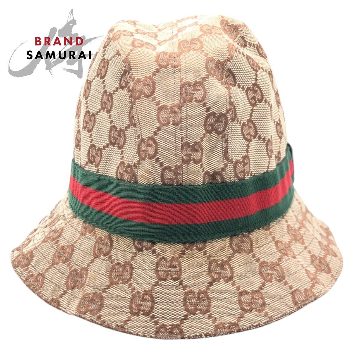 GUCCI グッチ シェリーライン GG柄 ブラウン GGキャンバス ハット