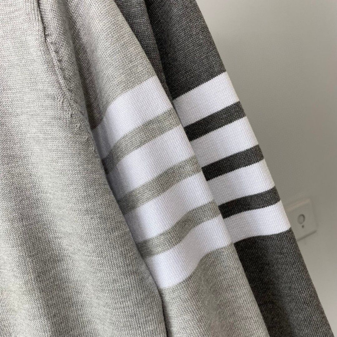 THOM BROWNE トムブラウン 4BAR トリコロールデザイン ウール THOM BROWNE - 本物 近年モデル トムブラウン トリコロール 4BAR