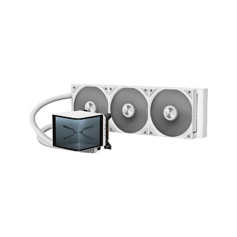 送料無料 ♥ 未開梱 TRYX 水冷CPUクーラー 120mmファンx3 LGA1851|1700|1200|115x AM5|AM4 PANORAMA 360 ホワイト L-P360N-DS3M-G1W