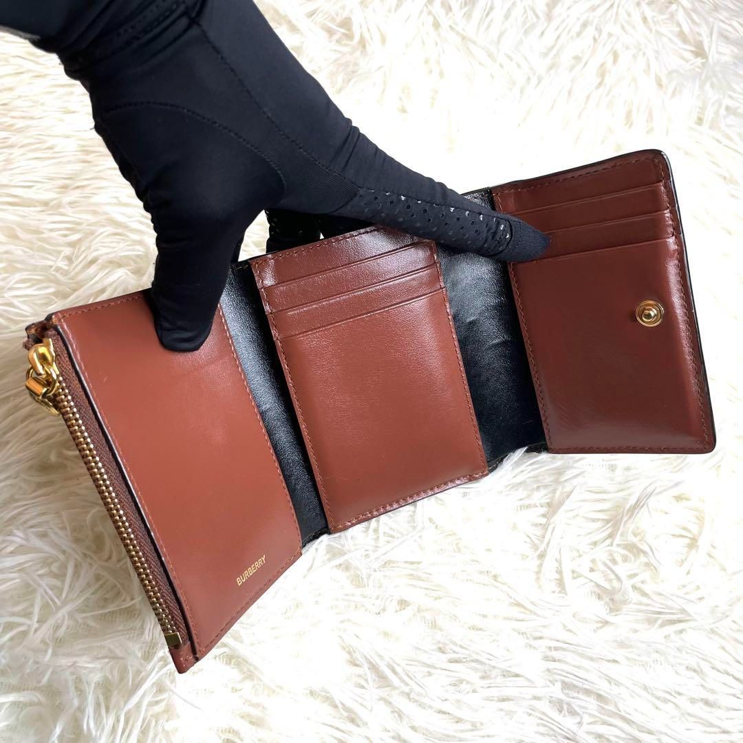 ≫美品≪ 入手困難 / バーバリー TBモノグラムコンパクトウォレット ≫美品≪ 入手困難 / バーバリー TBモノグラムコンパクト