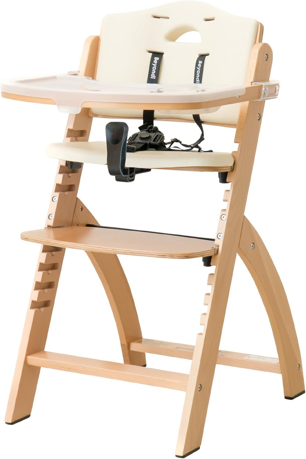 【美品】ビヨンドジュニア　ハイチェア　グレーホワイト ビヨンドジュニア 【アウトレット】ビヨンドジュニア ベビーチェア