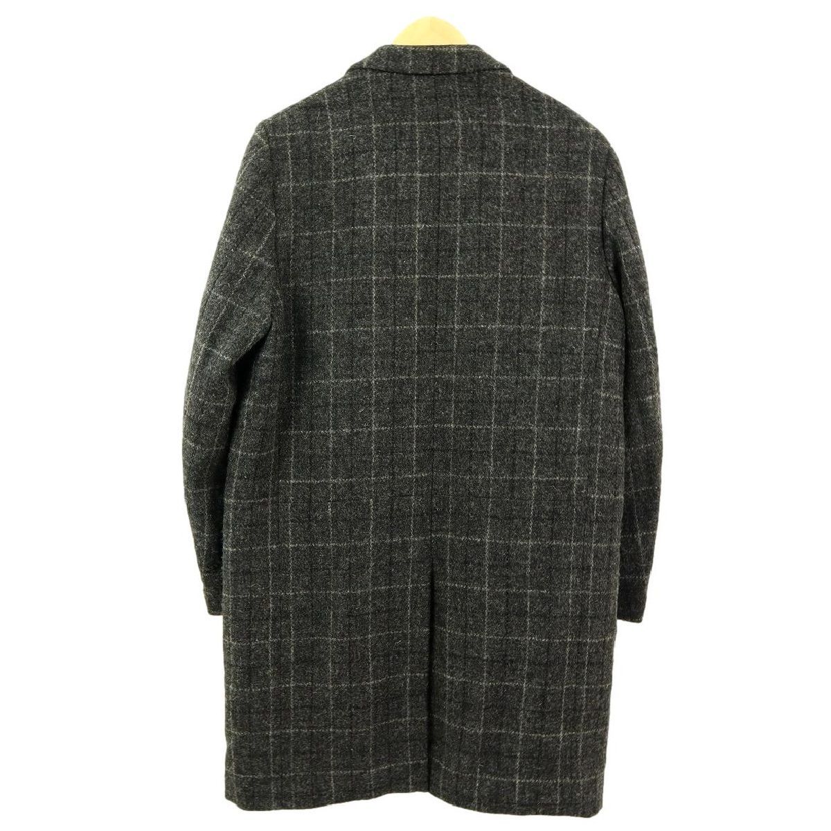 【B1686】【美品】【定価51,840円】BEAUTY&YOUTH×HARRIS TWEED ビューティーアンドユース ハリスツイード アローズ チェスターコート 別注