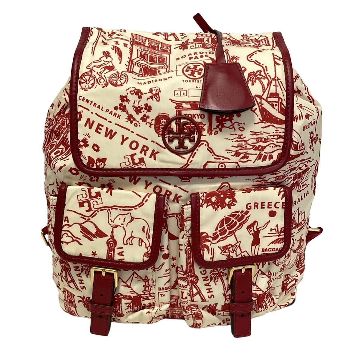 ★TORYBURCH★美品！ トリーバーチリュックサック　チャーム付き 楽天市場】【9/14-9/15限定・最大2万円OFFクーポン配布中】TORY