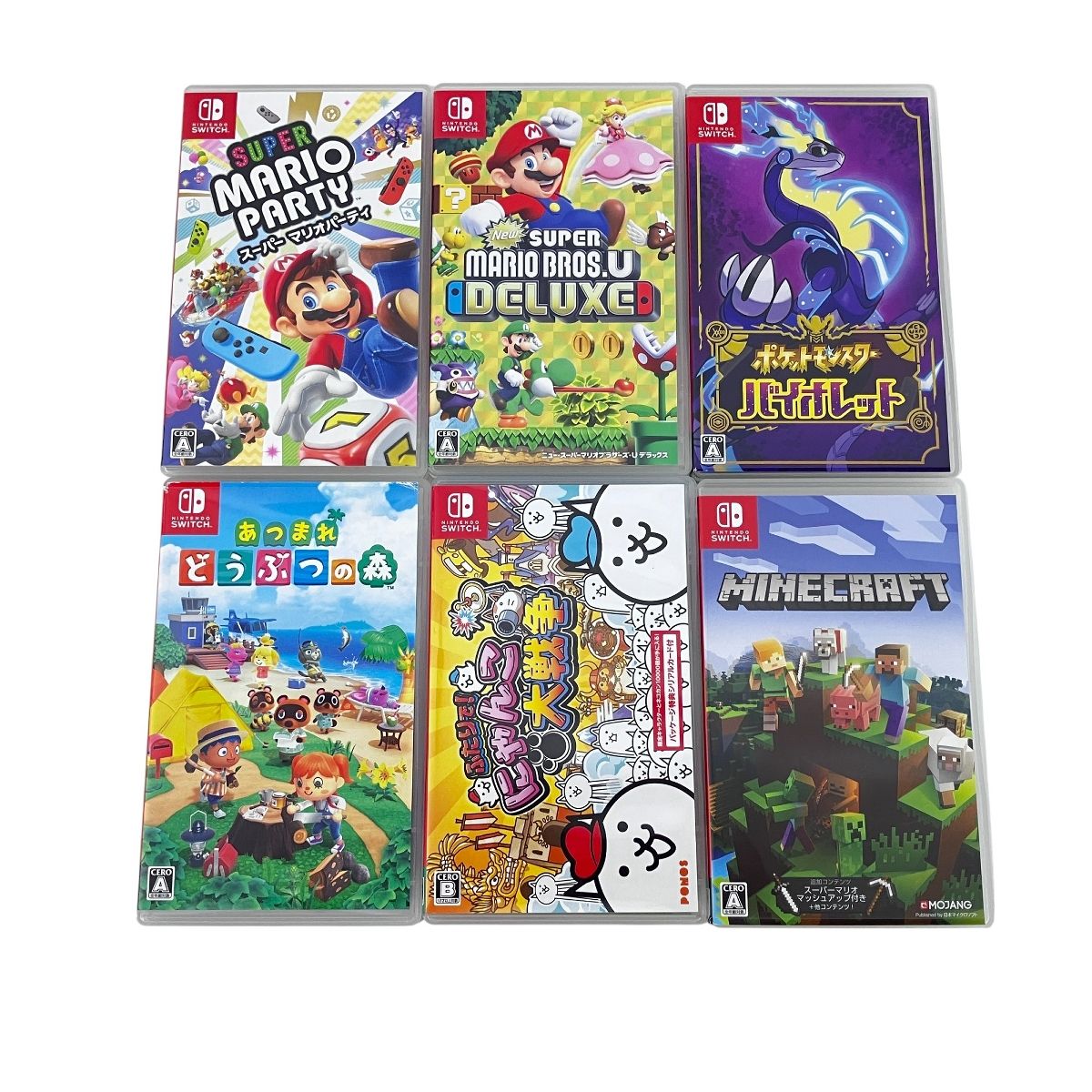 Nintendo switch ソフト どうぶつの森 マリオ ポケモン等 6点 おまとめ