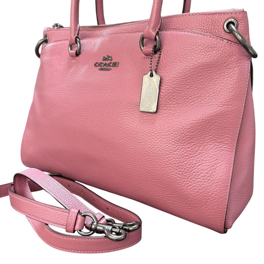 ☆美品☆ COACH コーチ レザー バッグ 2way 美品 コーチ COACH レザー 2way ハンドバッグ トートバッグ