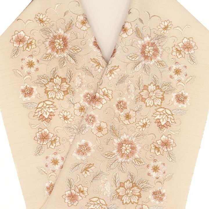 刺繍半衿 結婚式 和装 色打掛 白無垢 MH-SY-WH-T 飛び上がる 刺繍半衿 結婚式 和装 色打掛 白無垢 MH-SY-WH-T 飛び上がる