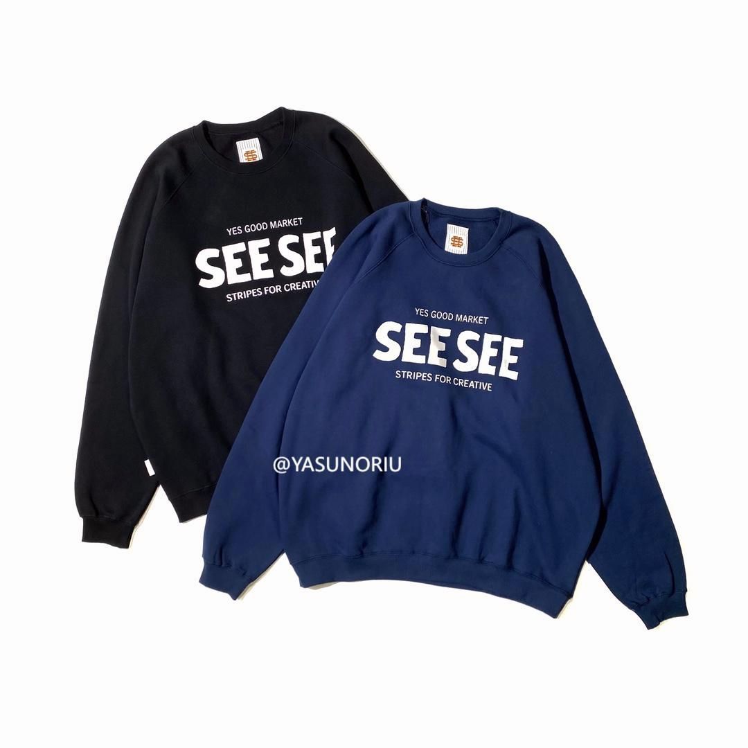 YGM×SEESEE×S.F.C RAGLAN CREW SWEAT - メルカリ