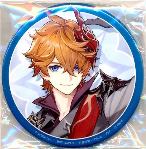 原神 缶バッジ タルタリヤ Genshin Impact Tartaglia Badge SEGA