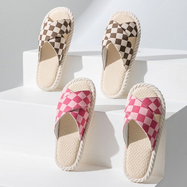 室内 室内履き サラサラ ルームサンダル 歩きやすい スリッパ メンズ ルームシューズ 綿麻 夏用 リネン おしゃれ レディース 室外履き 前開き 通気性 コットン 涼しい 蒸れにくい 洗える クロス sowa6586768