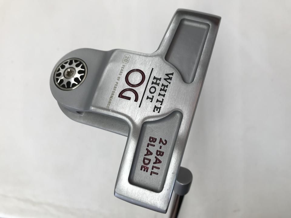 【即納】ﾎﾜｲﾄ ﾎｯﾄ OG 2-BALL BLADE TOUR LINED | 中古 | パター | オデッセイ