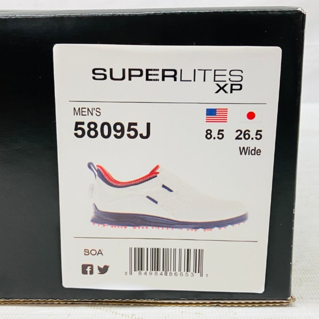 動作OK FOOTJOY 58095J ゴルフシューズ 26.5cm フットジョイ 靴 箱あり C10539660
