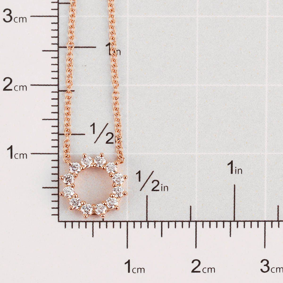 ティファニー TIFFANY&Co. オープン サークル ネックレス ダイヤモンド 