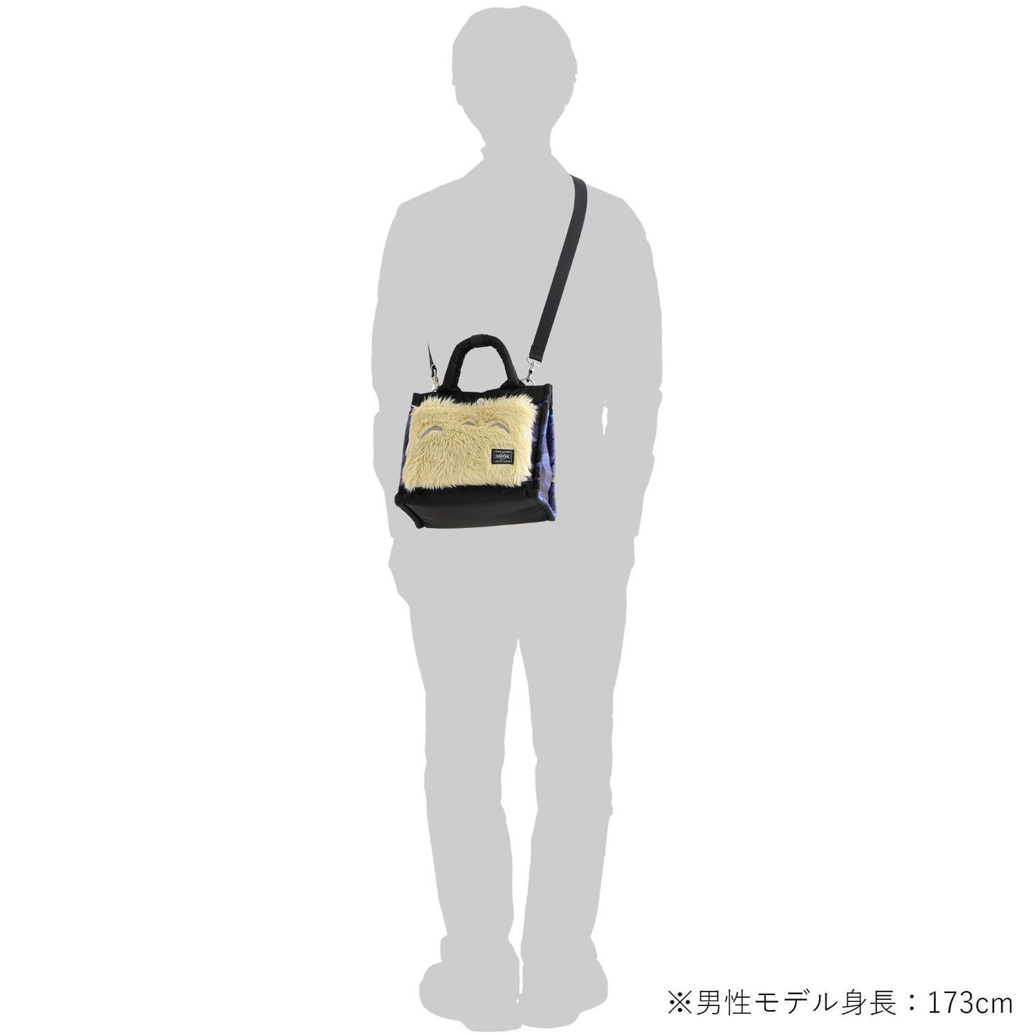 新品】PORTER となりのトトロ コラボ2WAY TOTE BAG(S) ブラック ジブリ 