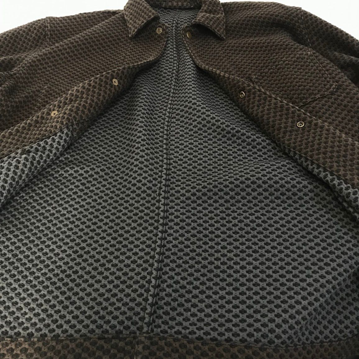 倉吉店】 KUON｜クオン 二重十字刺し子織・カバーオール カバーオール  