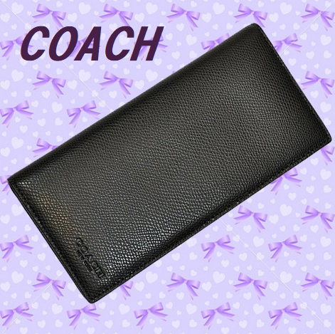 送料無料/新品】 ☆COACH 長財布 ウォレット ポケット ブレスト レザー