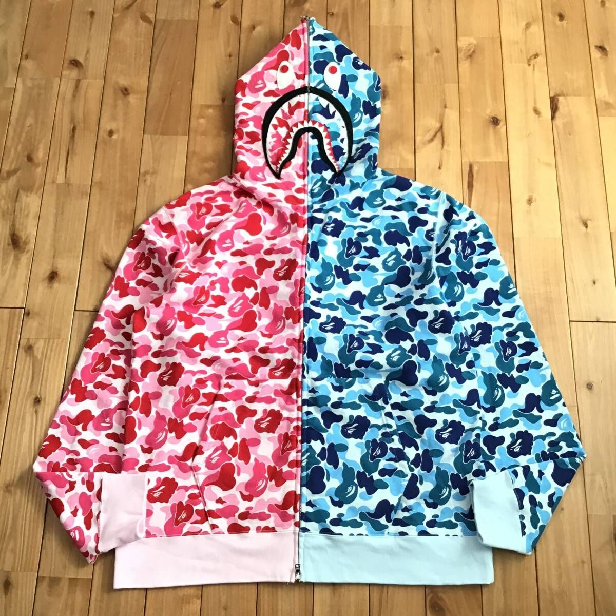 Milo camo pink フルジップパーカーSサイズ APE Milo camo pink フルジップパーカーSサイズ APE A BATHING APE