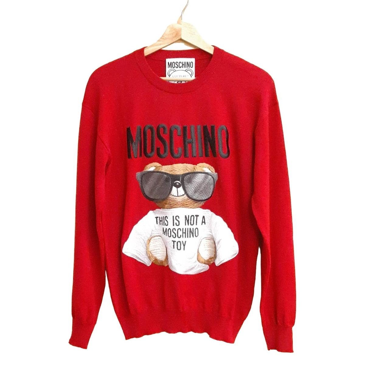 MOSCHINO(モスキーノ) 長袖セーター サイズI:46 レディース美品 MOSCHINO(モスキーノ) 長袖セーター サイズI:46 レディース美品