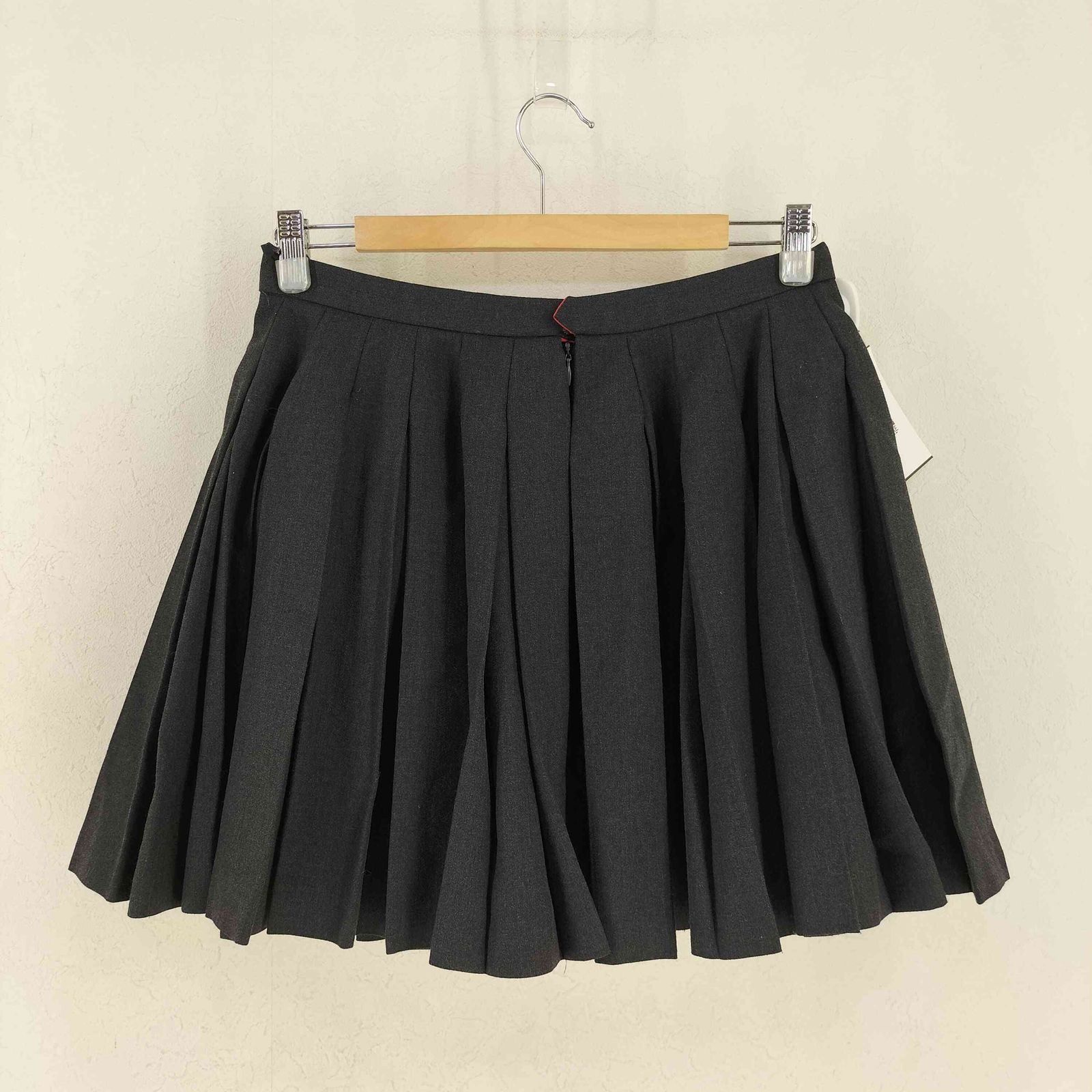 ユーズドフルギ 古着 20471120 ウールポリ タックプリーツ ミニスカート Y2K レディース M