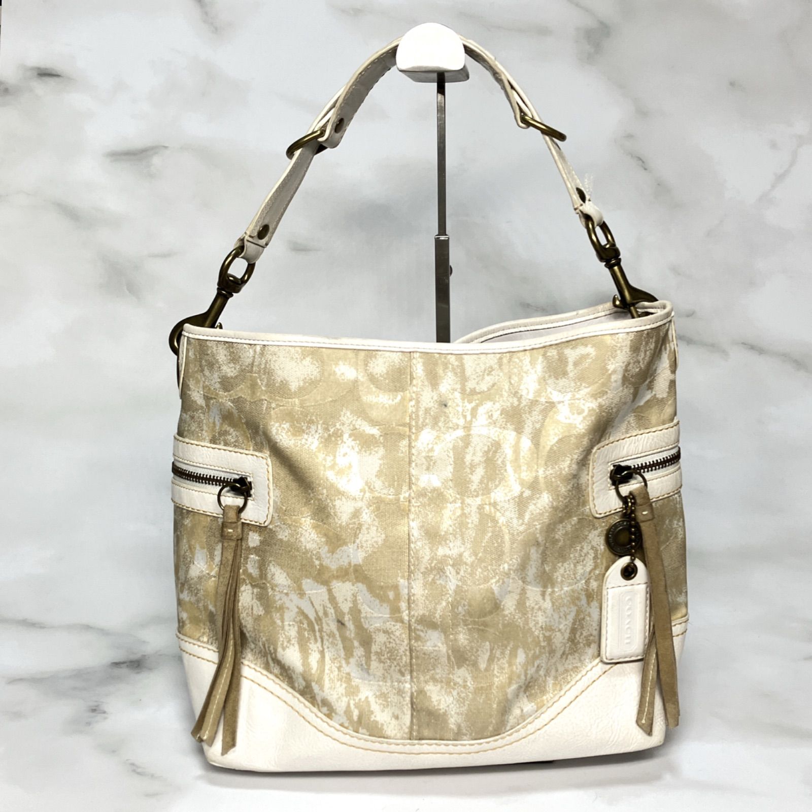 COACH コーチ バッグ ハンドバッグ トートバッグ キャンバス レザー 