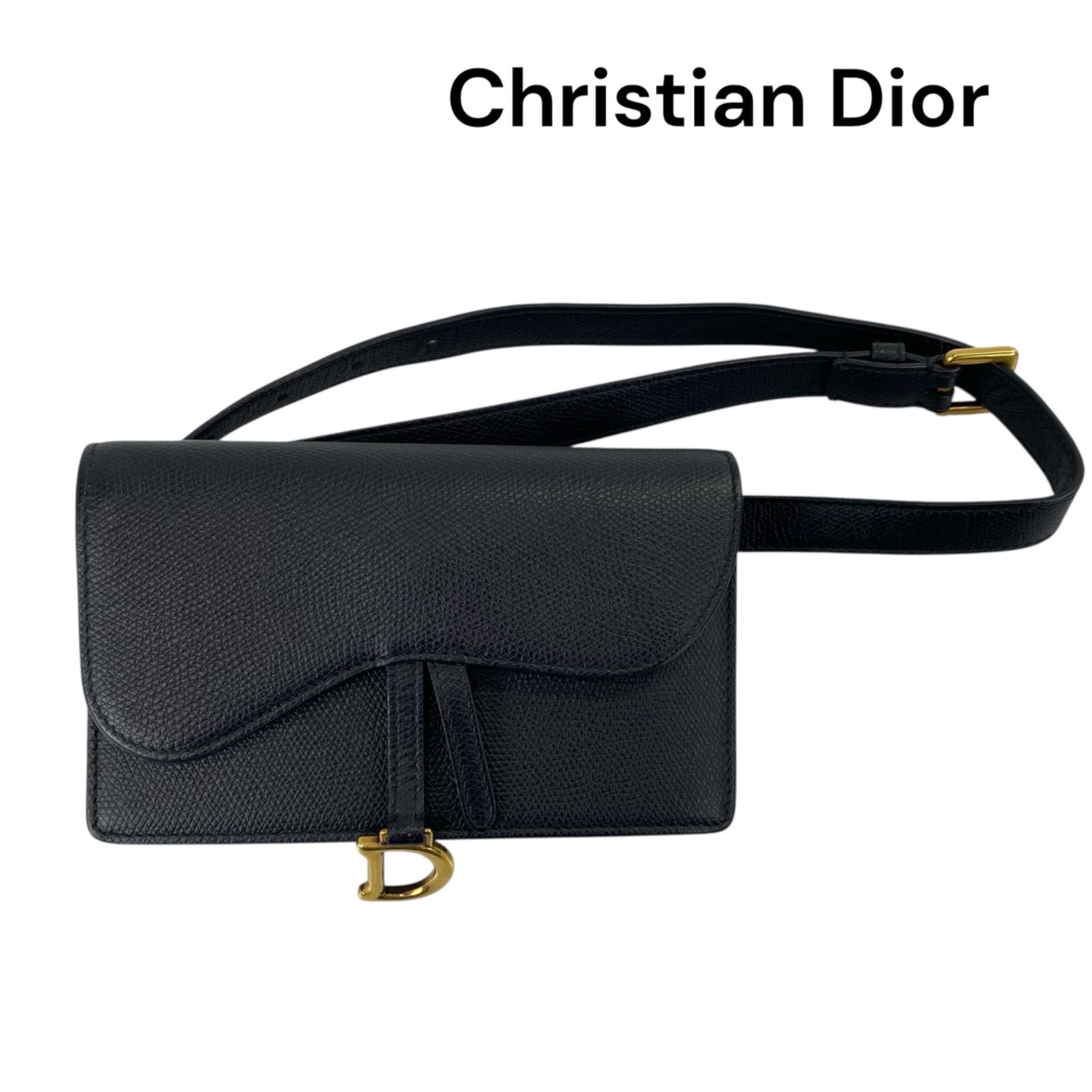福袋売れ残りセール ○美品 ベルト サドル Dior Christian クリスチャンディオール バッグ