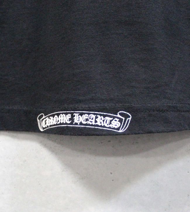 クロムハーツ CHROME HEARTS スクロールラベル Tシャツ size:S【61986