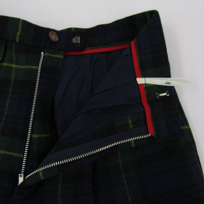 80s 90s ジェイプレス タータンチェック柄 コットン スラックス パンツ