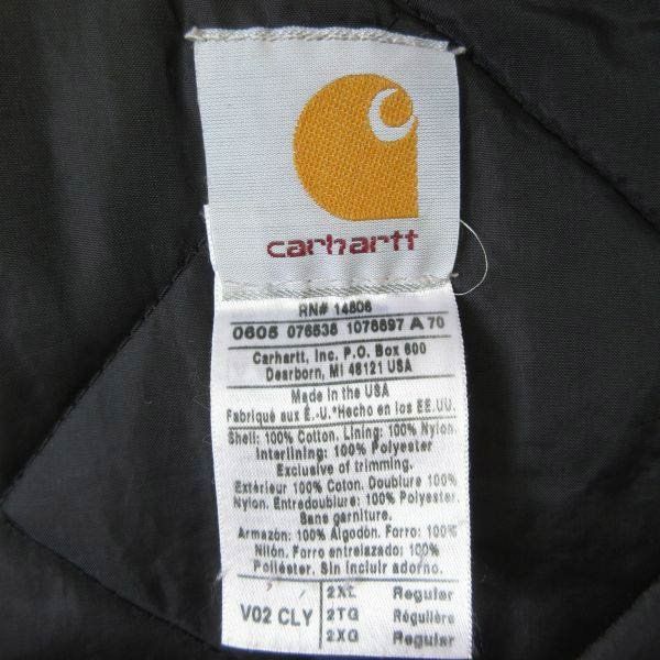 USA製 carhartt カーハート V02 CLY ダック ベスト 2XL-Regular 00s