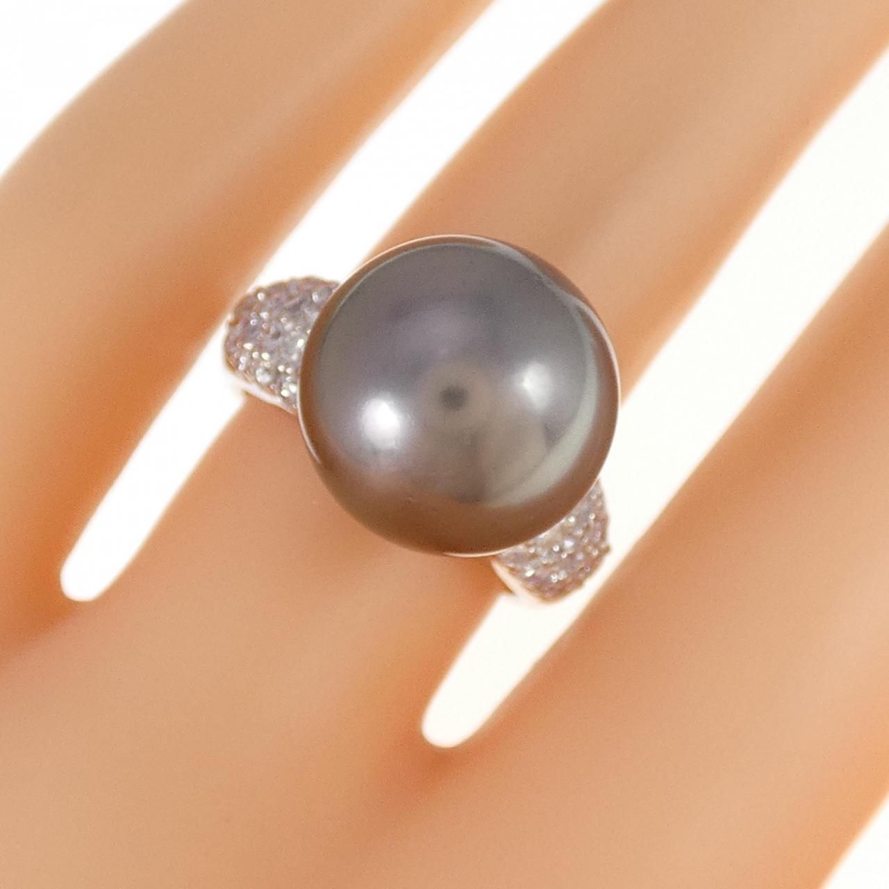 PT 黒蝶パール リング 13.0mm - メルカリ 