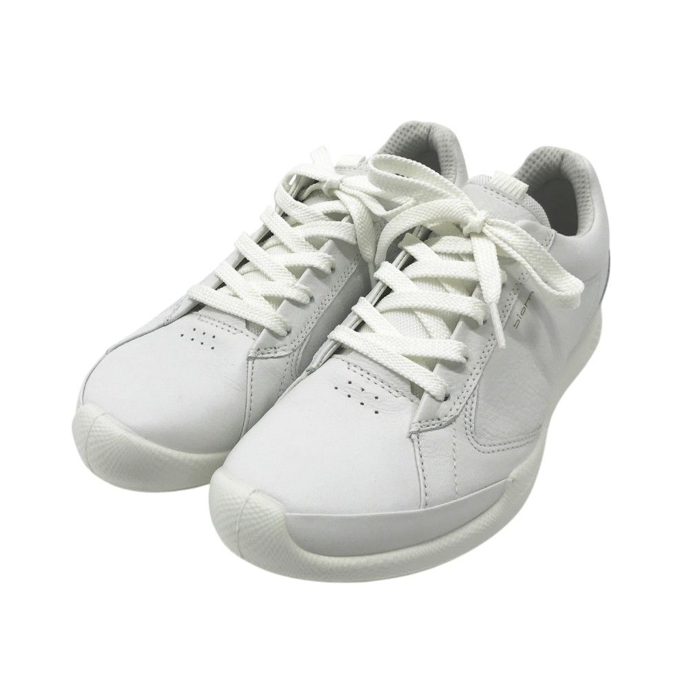 ecco エコー 100573 BIOM HYBRID スパイクレスゴルフシューズ ホワイト系 38 240101450432 ゴルフウェア レディース ストスト
