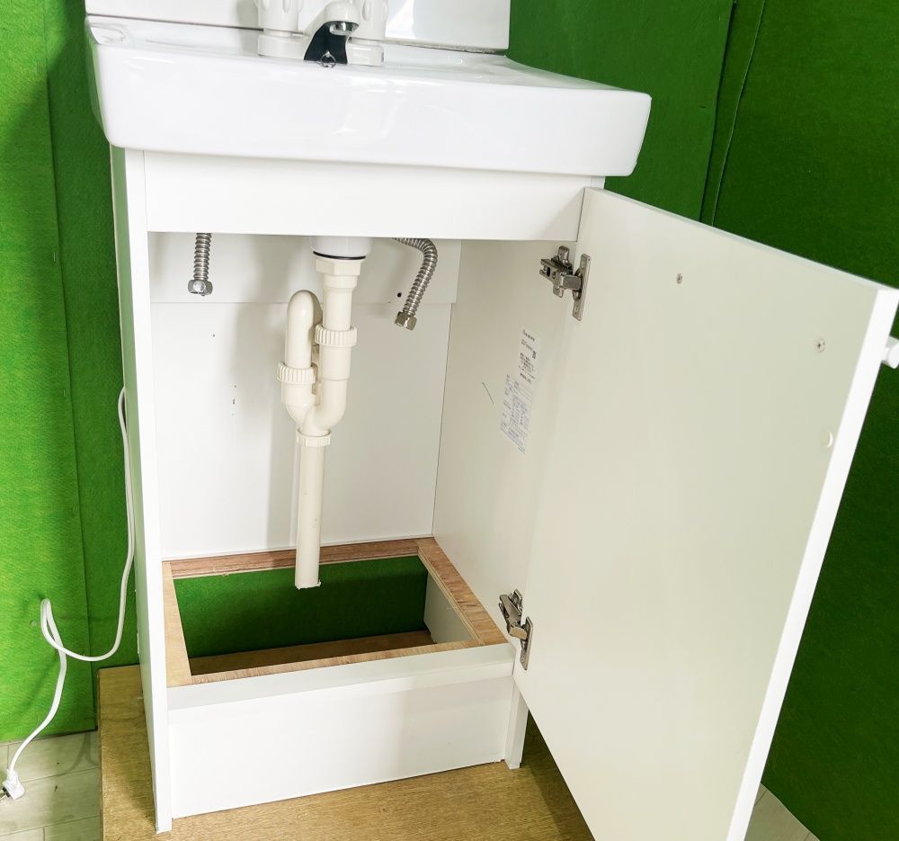 (使用頻度少なく美品)　リクシル LIXIL　オフト 洗面化粧台セット FTV1N-500+MFK-501　スリムタイプ ■A-4011 LIXIL | 洗面化粧室 | オフト