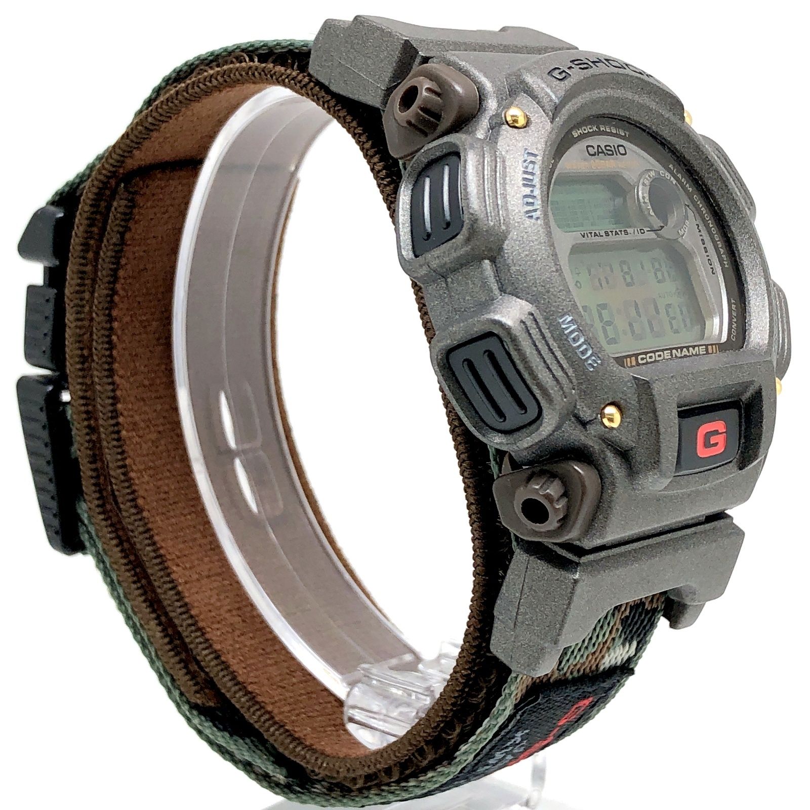 G-SHOCK ジーショック DW-8800MM-3T CODE NAME マサイマラ カモフラ クロスバンド ライオンEL シルバー 1997年11月発売