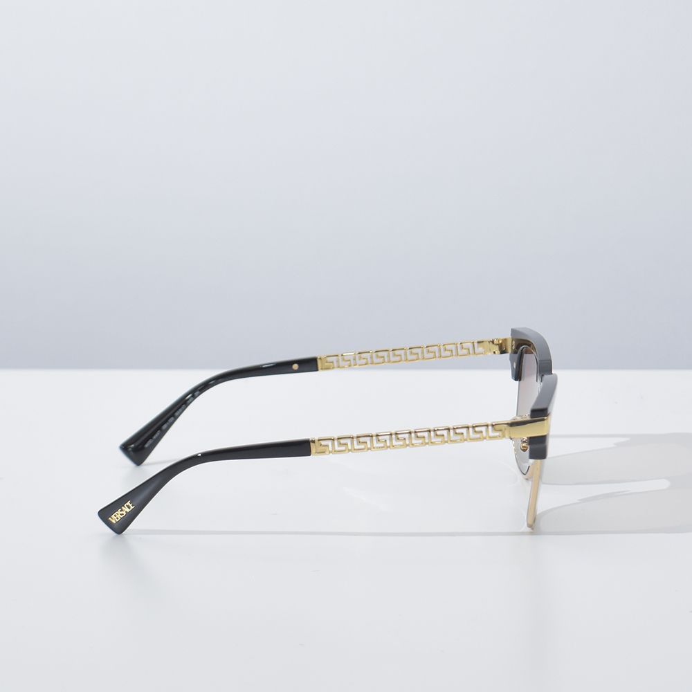 VERSACE サングラス 美品 VERSACE ヴェルサーチ サングラス メデューサ ホワイト ゴールド