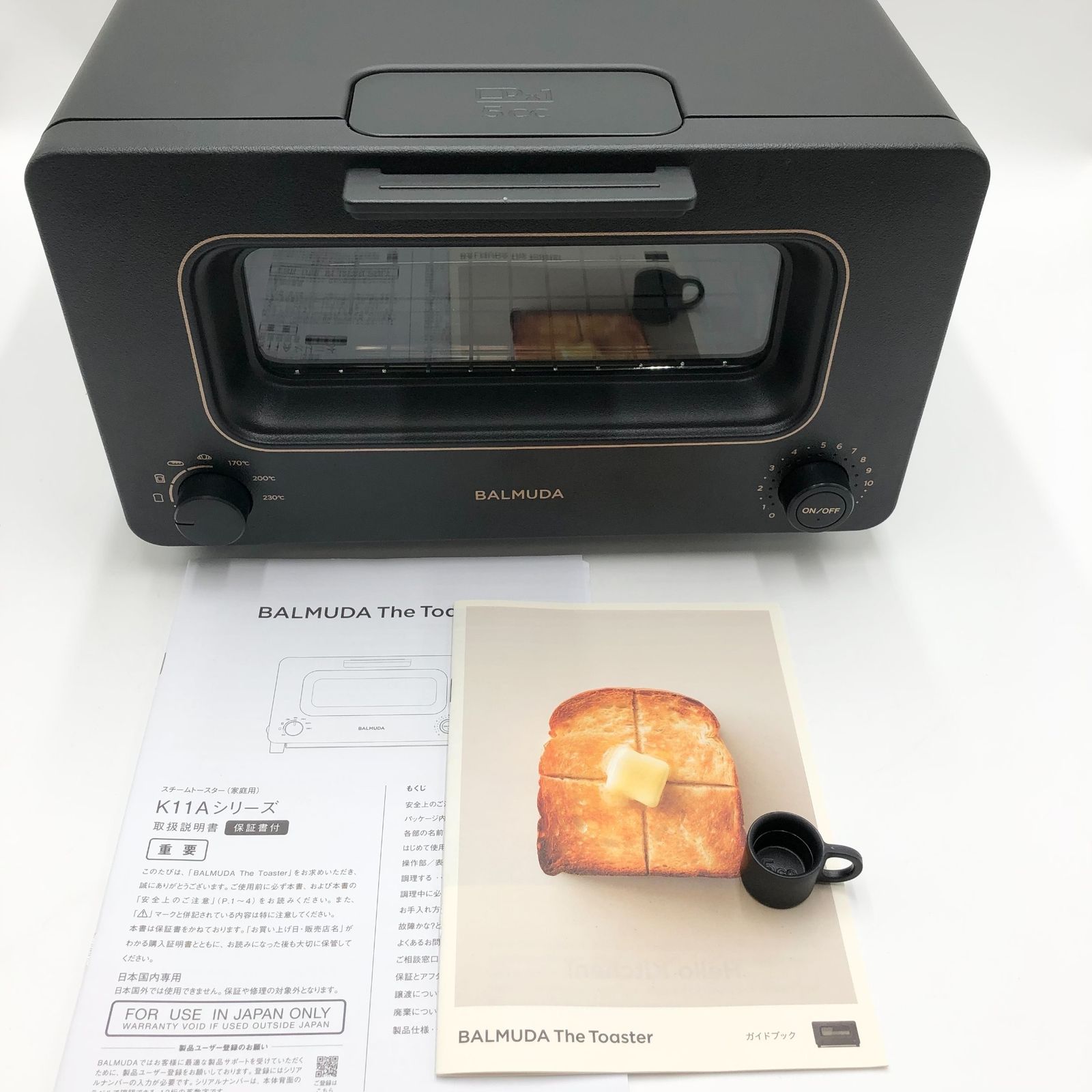 BALMUDA The Toaster オーブントースター Pro ブラック K11ASEBK
