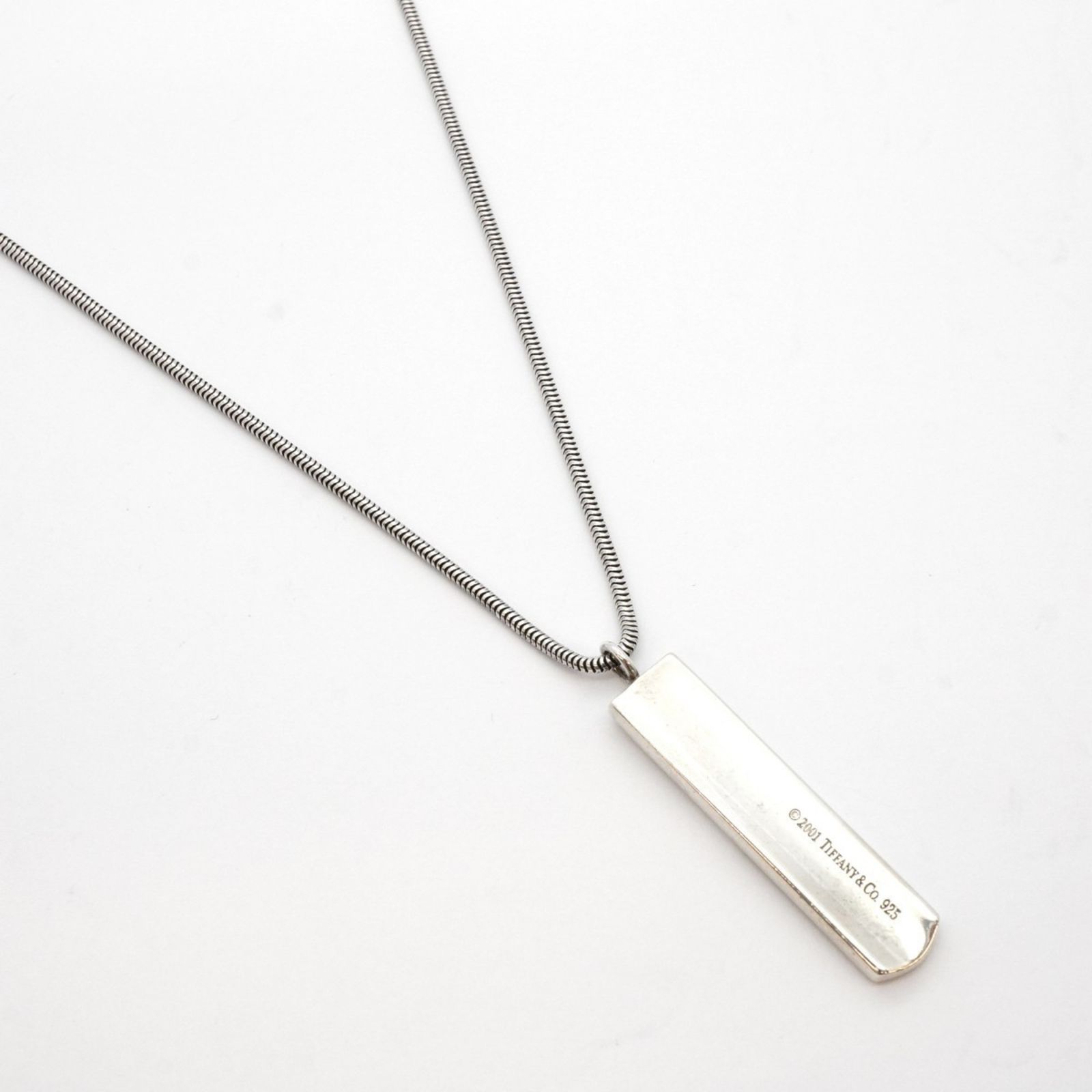 ティファニー Tiffany ティファニー ネックレス ナローバー シルバー925レディース P1380855